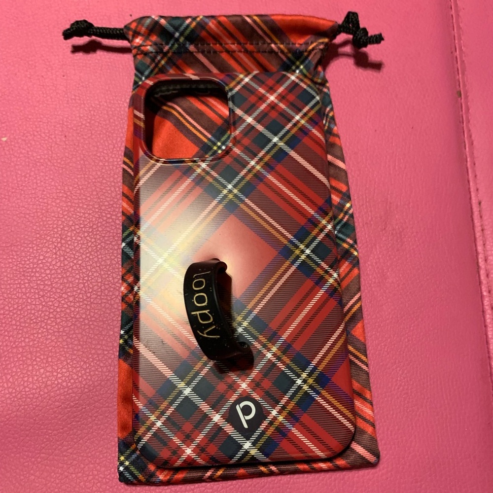 Loopy case iPhone 12 Pro Max- plaid